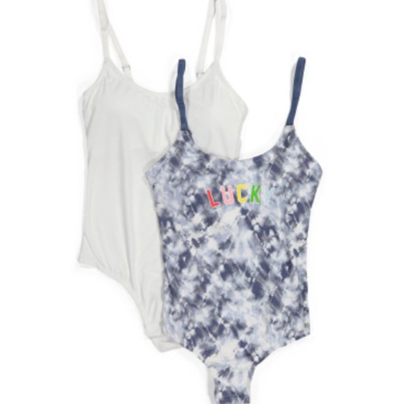 NWT LUCKY BRAND LUCKY MEDIUM BODYSUIT WOMEN - Picture 1 of 6